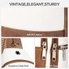 imageBOSTANTEN 7L Sling Bag For Women CrossBody Bags Large Cross Body Purse Vegan Leather Sling Backpack for Travel EssentialsBeige