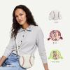 imageBOSTANTEN Baseball Crossbody Bags for Women Small Round Purse with Card Slots Cute Vegan Leather Shoulder Bag for Game DayBeige