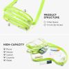 imageBOSTANTEN Baseball Crossbody Purses for Sport Mom Small Shoulder Bag Vegan Leather Women Handbags for EventsYellow