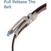 imageBOSTANTEN Belt Men Leather Reversible Belts for Men 1 38quot for Casual Golf Dress Pants TwoinOne Belt Gift001vintage Brown