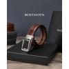 imageBOSTANTEN Belt Men Leather Reversible Belts for Men 1 38quot for Casual Golf Dress Pants TwoinOne Belt Gift001vintage Brown