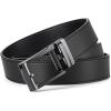 imageBOSTANTEN Belt Men Leather Reversible Belts for Men 1 38quot for Casual Golf Dress Pants TwoinOne Belt Gift002glossy Black