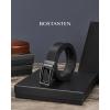 imageBOSTANTEN Belt Men Leather Reversible Belts for Men 1 38quot for Casual Golf Dress Pants TwoinOne Belt Gift002glossy Black