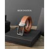 imageBOSTANTEN Belt Men Leather Reversible Belts for Men 1 38quot for Casual Golf Dress Pants TwoinOne Belt Gift003brown