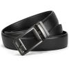 imageBOSTANTEN Belt Men Leather Reversible Belts for Men 1 38quot for Casual Golf Dress Pants TwoinOne Belt Gift006black