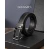 imageBOSTANTEN Belt Men Leather Reversible Belts for Men 1 38quot for Casual Golf Dress Pants TwoinOne Belt Gift006black