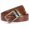 imageBOSTANTEN Belt Men Leather Reversible Belts for Men 1 38quot for Casual Golf Dress Pants TwoinOne Belt Gift007dark Brown