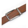 imageBOSTANTEN Belt Men Leather Reversible Belts for Men 1 38quot for Casual Golf Dress Pants TwoinOne Belt Gift007dark Brown