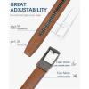 imageBOSTANTEN Belt Men Leather Reversible Belts for Men 1 38quot for Casual Golf Dress Pants TwoinOne Belt Gift008black  Brown