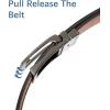 imageBOSTANTEN Belt Men Leather Reversible Belts for Men 1 38quot for Casual Golf Dress Pants TwoinOne Belt Gift008black  Brown