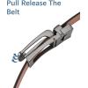 imageBOSTANTEN Belt Men Leather Reversible Belts for Men 1 38quot for Casual Golf Dress Pants TwoinOne Belt Gift009dark Brown