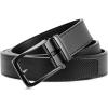 imageBOSTANTEN Belt Men Leather Reversible Belts for Men 1 38quot for Casual Golf Dress Pants TwoinOne Belt Gift010all Black