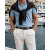 imageBOSTANTEN Belt Men Leather Reversible Belts for Men 1 38quot for Casual Golf Dress Pants TwoinOne Belt Gift011all Black