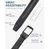 imageBOSTANTEN Belt Men Leather Reversible Belts for Men 1 38quot for Casual Golf Dress Pants TwoinOne Belt Gift011all Black