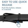 imageBOSTANTEN Belt Men Leather Reversible Belts for Men 1 38quot for Casual Golf Dress Pants TwoinOne Belt Gift011all Black