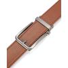 imageBOSTANTEN Belt Men Leather Reversible Belts for Men 1 38quot for Casual Golf Dress Pants TwoinOne Belt Gift011gunbrown