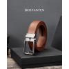 imageBOSTANTEN Belt Men Leather Reversible Belts for Men 1 38quot for Casual Golf Dress Pants TwoinOne Belt Gift011gunbrown