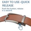 imageBOSTANTEN Belt Men Leather Reversible Belts for Men 1 38quot for Casual Golf Dress Pants TwoinOne Belt Gift011gunbrown