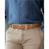 imageBOSTANTEN Belt Men Leather Reversible Belts for Men 1 38quot for Casual Golf Dress Pants TwoinOne Belt Gift012silverbrown