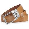 imageBOSTANTEN Belt Men Leather Reversible Belts for Men 1 38quot for Casual Golf Dress Pants TwoinOne Belt Gift012silverbrown