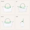 imageBOSTANTEN Clear Bag for Stadium Approved Small Crossbody Purse Handbags for Concerts Sports EventsMint Green