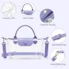 imageBOSTANTEN Clear Bag for Stadium Approved Small Crossbody Purse Handbags for Concerts Sports EventsPurple