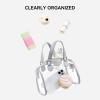 imageBOSTANTEN Clear Bag for Stadium Approved Top Handle Crossbody Purses Barrel Handbag for Events Concerts Travel Daily UseGrey