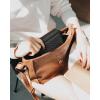 imageBOSTANTEN Credit Card Holder Wallet RFID Blocking Leather Small Wallet for Women Zipper Keychain Wallet with Wristlet BlackBlack