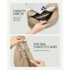imageBOSTANTEN Crescent Shoulder Bag Vegan Leather Purses for Women Trendy Crossbody Clutch Hobo Handbag Adjustable StrapLarge Khaki 1063x256x591