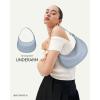 imageBOSTANTEN Crescent Shoulder Bag Vegan Leather Purses for Women Trendy Crossbody Clutch Hobo Handbag Adjustable StrapLarge Light Blue 1063x256x591