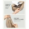 imageBOSTANTEN Crescent Shoulder Bag Vegan Leather Purses for Women Trendy Crossbody Clutch Hobo Handbag Adjustable StrapSmall Khaki 945x276x531