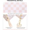 imageBOSTANTEN Crossbody Bags for Women Cross Body Purse Checkered Bum Bag Large Fanny Waist Pack with Adjustable StrapPeach Whisper