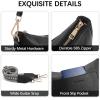 imageBOSTANTEN Crossbody Bags for Women Trendy Vegan Leather Hobo Handbags Fashion Shoulder Purse with Adjustable Guitar StrapA02black