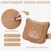 imageBOSTANTEN Crossbody Bags for Women Trendy Vegan Leather Hobo Handbags Fashion Shoulder Purse with Adjustable Guitar StrapA03tan