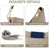imageBOSTANTEN Crossbody Bags for Women Trendy Vegan Leather Hobo Handbags Fashion Shoulder Purse with Adjustable Guitar StrapA06grey