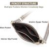 imageBOSTANTEN Crossbody Bags for Women Trendy Vegan Leather Hobo Handbags Fashion Shoulder Purse with Adjustable Guitar StrapA06grey