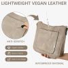 imageBOSTANTEN Crossbody Bags for Women Trendy Vegan Leather Hobo Handbags Fashion Shoulder Purse with Adjustable Guitar StrapA06grey