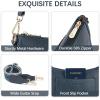 imageBOSTANTEN Crossbody Bags for Women Trendy Vegan Leather Hobo Handbags Fashion Shoulder Purse with Adjustable Guitar StrapA07blue