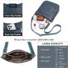 imageBOSTANTEN Crossbody Bags for Women Trendy Vegan Leather Hobo Handbags Fashion Shoulder Purse with Adjustable Guitar StrapA07blue