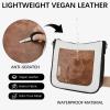 imageBOSTANTEN Crossbody Bags for Women Trendy Vegan Leather Hobo Handbags Fashion Shoulder Purse with Adjustable Guitar StrapA08black With Brown With White