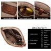 imageBOSTANTEN Crossbody Bags for Women Trendy Vegan Leather Hobo Purses Shoulder Handbags With Wide Shoulder StrapA01brown