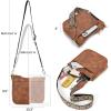 imageBOSTANTEN Crossbody Bags for Women Trendy Vegan Leather Hobo Purses Shoulder Handbags With Wide Shoulder StrapA01brown