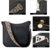 imageBOSTANTEN Crossbody Bags for Women Trendy Vegan Leather Hobo Purses Shoulder Handbags With Wide Shoulder StrapA03black