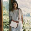 imageBOSTANTEN Crossbody Bags for Women Trendy Vegan Leather Hobo Purses Shoulder Handbags With Wide Shoulder StrapA17beige and Brown