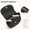 imageBOSTANTEN Crossbody Bags for Women Vegan Leather Purses Quilted Shoulder Handbags with Adjustable Shoulder StrapC4black