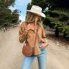 imageBOSTANTEN Crossbody Bags for Women Vegan Leather Purses Quilted Shoulder Handbags with Adjustable Shoulder StrapC6brown