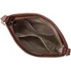 imageBOSTANTEN Crossbody Bags for Women Vegan Leather Purses Quilted Shoulder Handbags with Adjustable Shoulder StrapZ03white With Brown