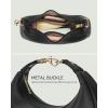 imageBOSTANTEN Crossbody Purse Small Crescent Shoulder Bags for Women Trendy Hobo Clutch Handbag Removable StrapBlack