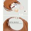 imageBOSTANTEN Crossbody Purse Small Crescent Shoulder Bags for Women Trendy Hobo Clutch Handbag Removable StrapBrown