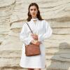 imageBOSTANTEN Crossbody Purses for Women Medium Shoulder Bag Quilted Handbags with Zipper PocketBrown